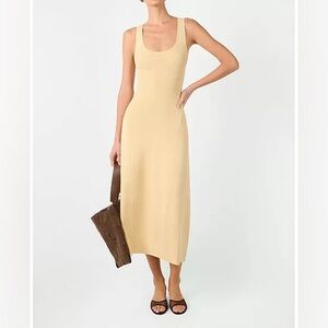 WeWoreWhat Cream Midi Dress